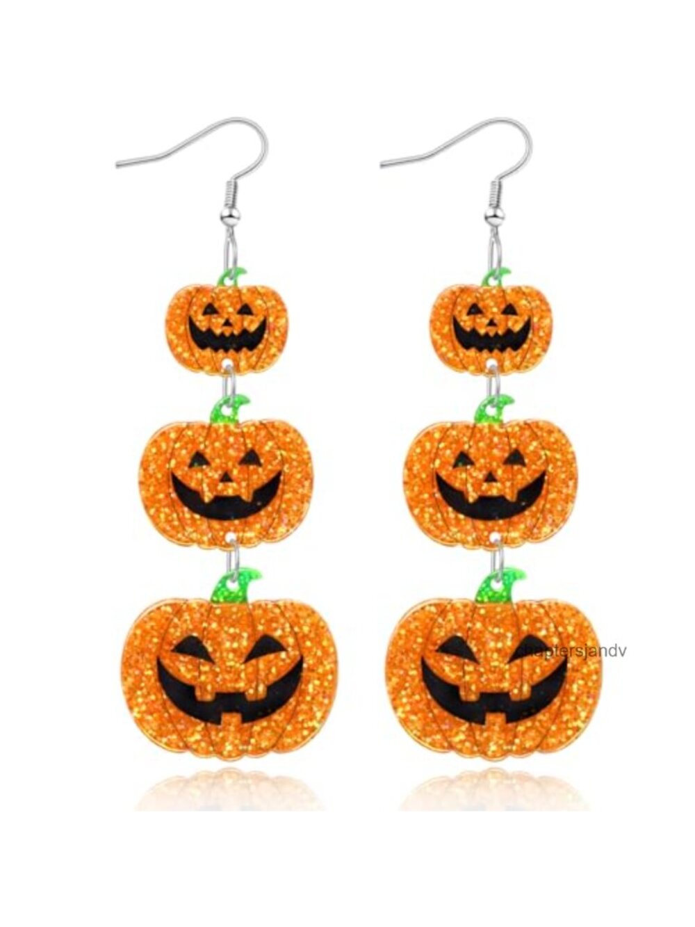 Acrylic Halloween Skull Bat Drop Dangle Earrings for Women